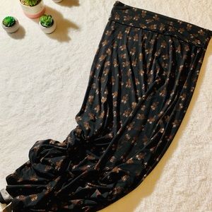 LuLaRoe Maxi L with Owls